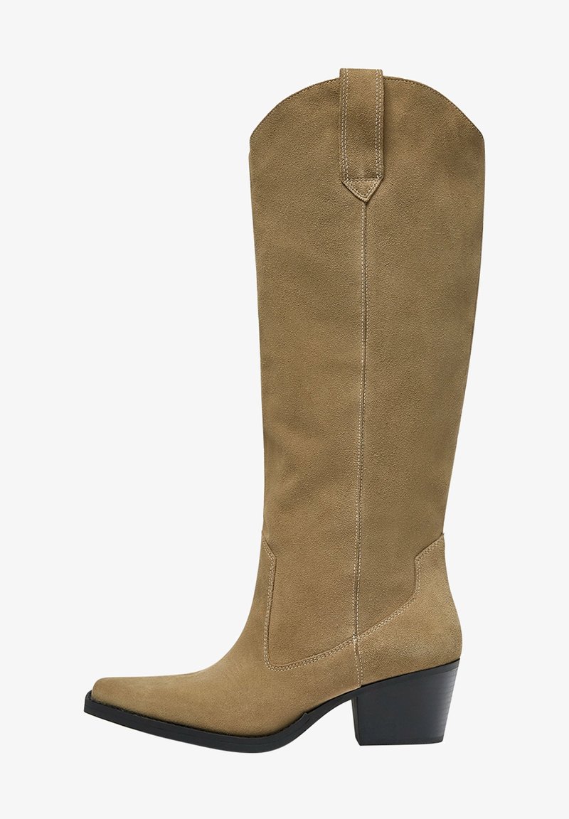 PULL&BEAR Cowboy/Biker boots - beige