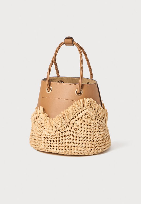 JOJO TOP HANDLE - Handbag - camel4