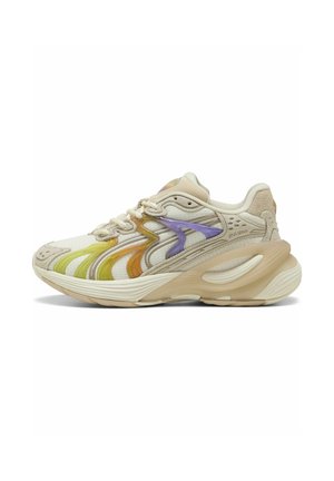 INVERSE CANDY PAINT SNEAKERS - Baskets basses - warm white/lavender alert/archive gold