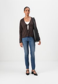TOM TAILOR TTLENE SLIM - Vaqueros slim fit - clean mid stone blue denim