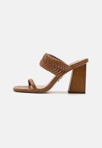 RAVER - Mules de tacón - brown