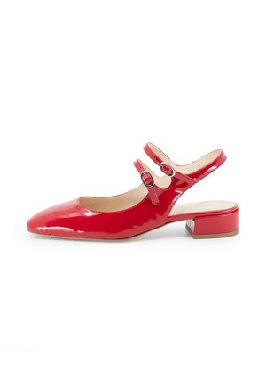 Ballerine con cinturino - red