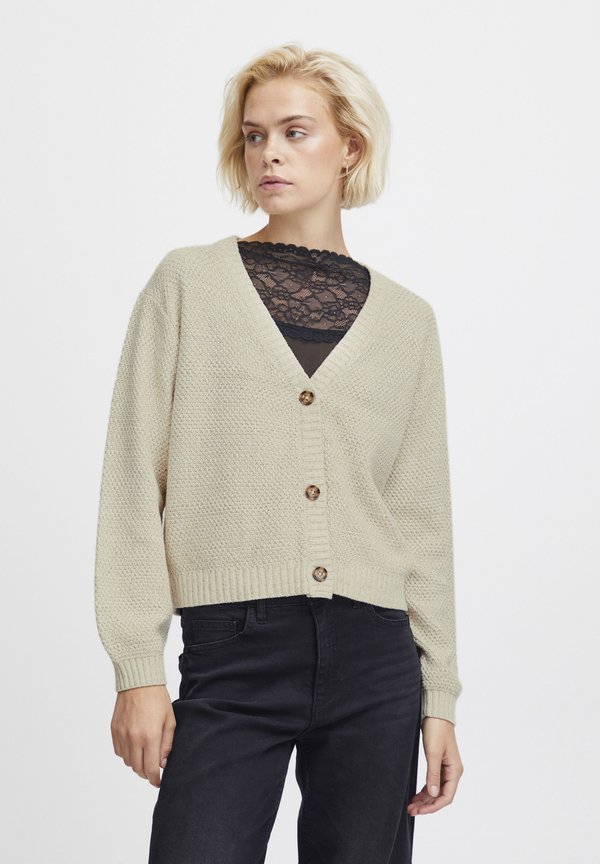 IHNOELLE - Cardigan - tapioca melange