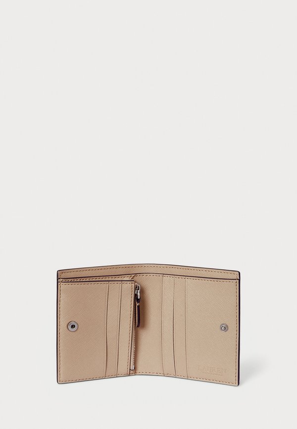 TWO-TONE LEATHER COMPACT WALLET - Wallet3