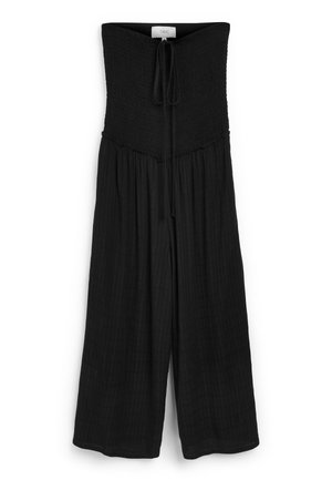 SHIRRED BANDEAU - Jumpsuit - black