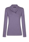 SHAWL COLLAR - Jersey de punto - lilac