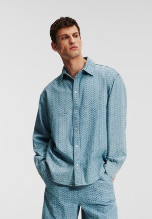KARL LAGERFELD ALL-OVER - Shirt - mid blue