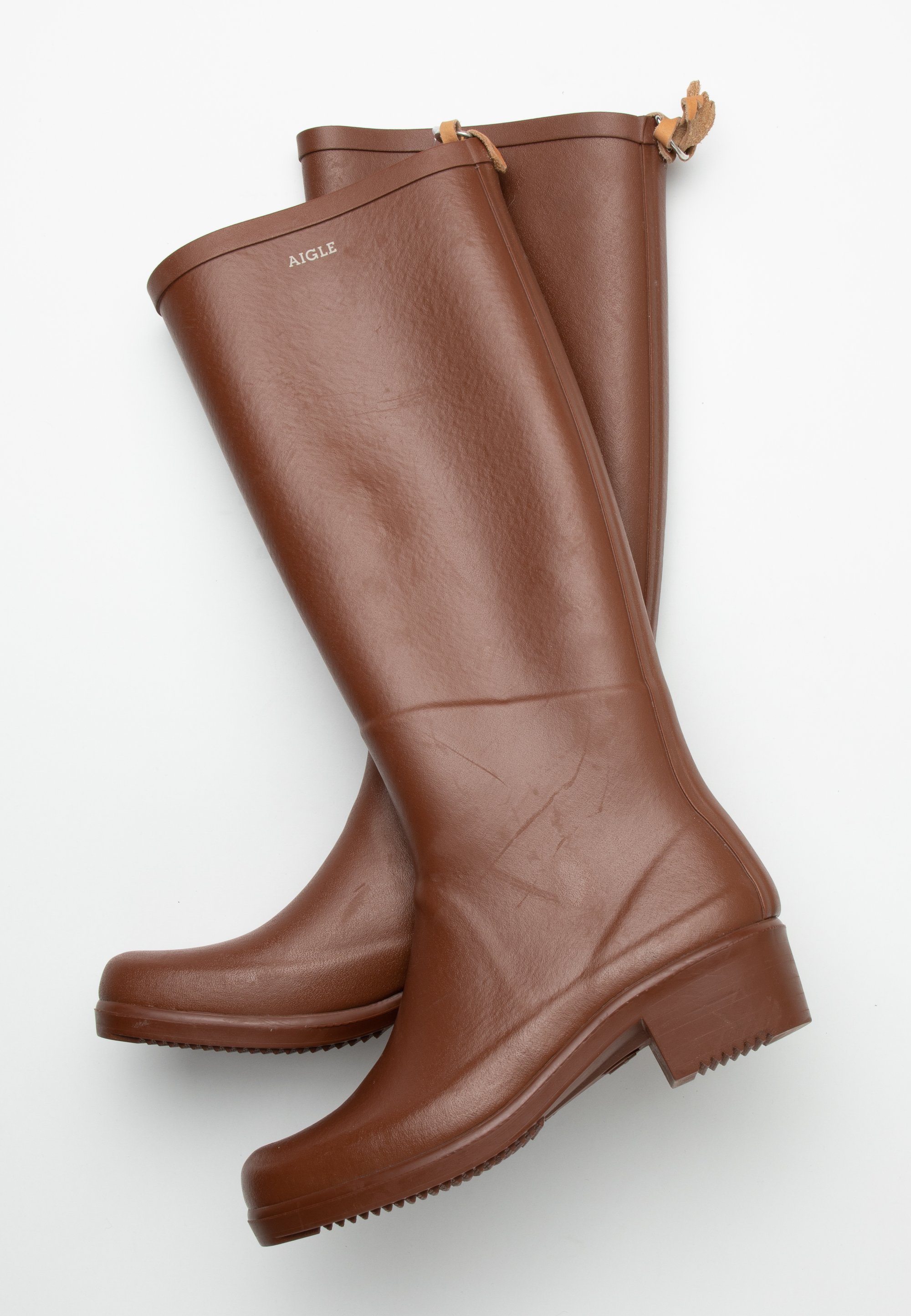Brown Aigles Bottes Aigle Brown Wellies Aigle Parcours Signature