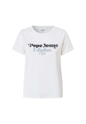 Pepe Jeans Trükipildiga T-särk - white