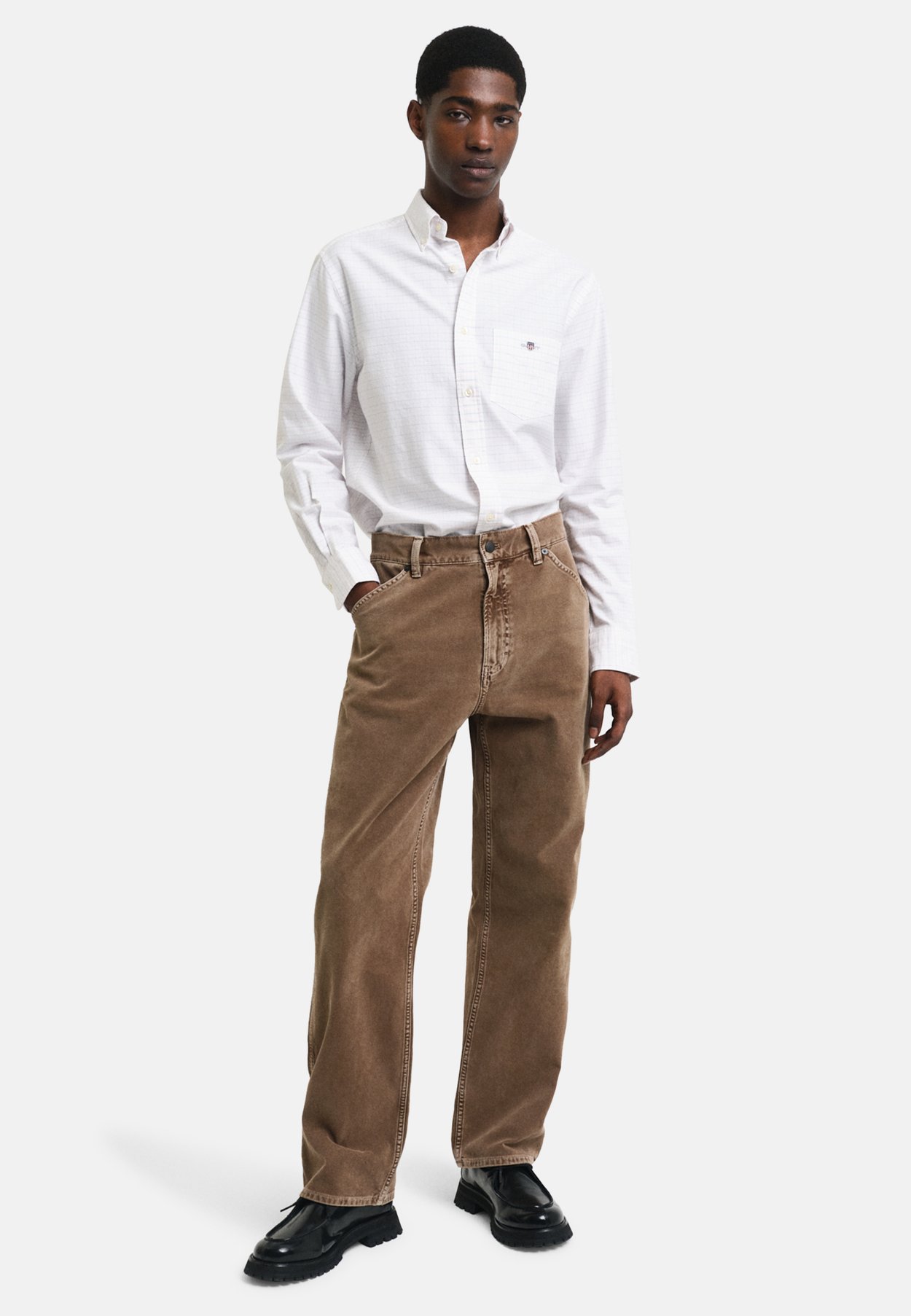REGULAR FIT TATTERSALL OXFORD