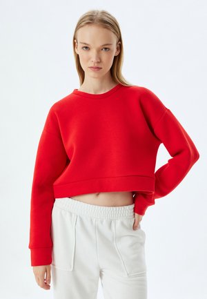 Koton CROP - Sweater - red