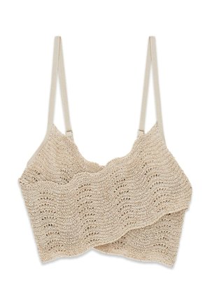 Guess, GESTRICKTES OBERTEIL - Top - beige