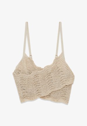 Guess, GESTRICKTES OBERTEIL - Top - beige
