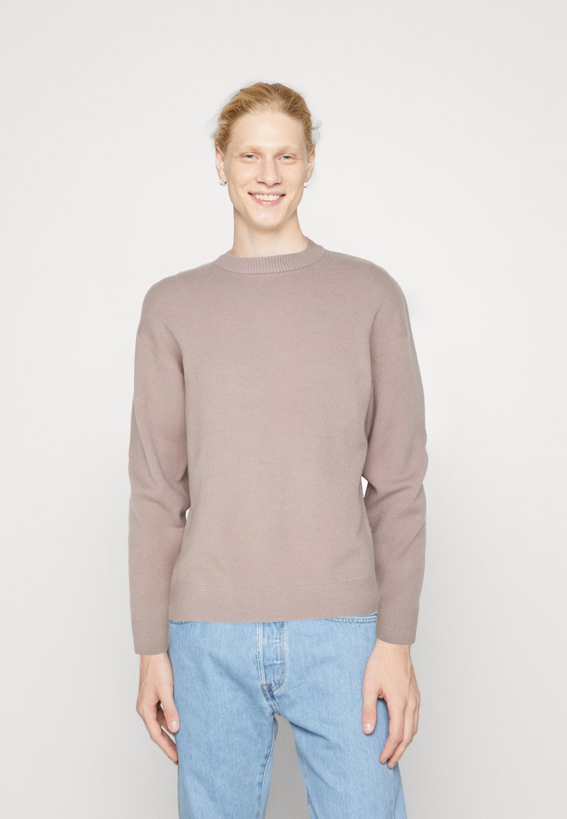 JACK & JONES Jcocollective Knit Crew Neck Pull en Tricot, Agave Green, S Homme JACK & JONES Jcocollective Knit Crew Neck Pull en Tricot, Agave Green, S Homme