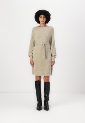 KIM DRESS - Jersey de punto - gold coloured