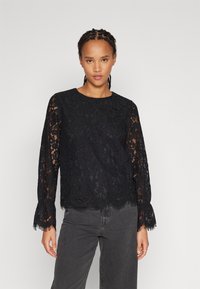 YAS - YASPERLA TOP - Blouse - black Miniatuurafbeelding 1