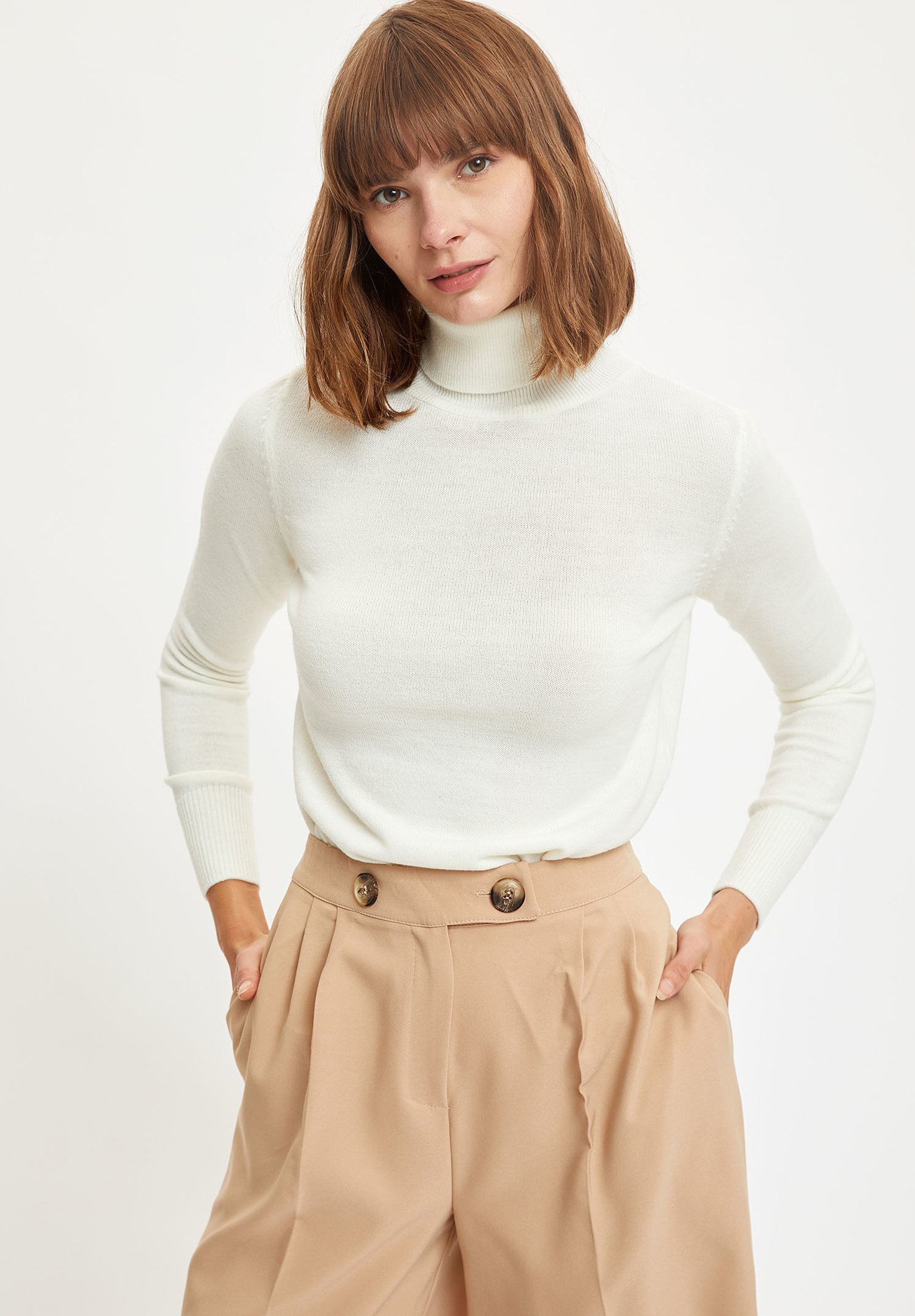DeFacto REGULAR FIT - Maglione - ecru/bianco - Zalando.it