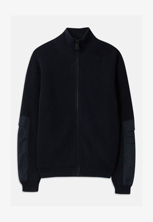 Dondup REGULAR ZIP - Casaco de malha - universe blue