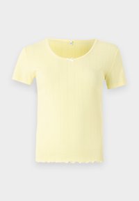 ONLTENNA DETAIL - T-shirts - french vanilla/cloud dancer