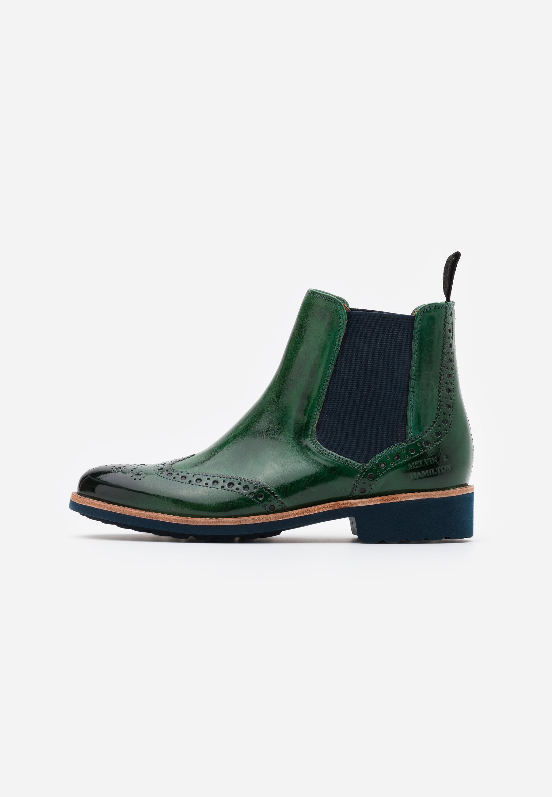 bottines vertes tamaris