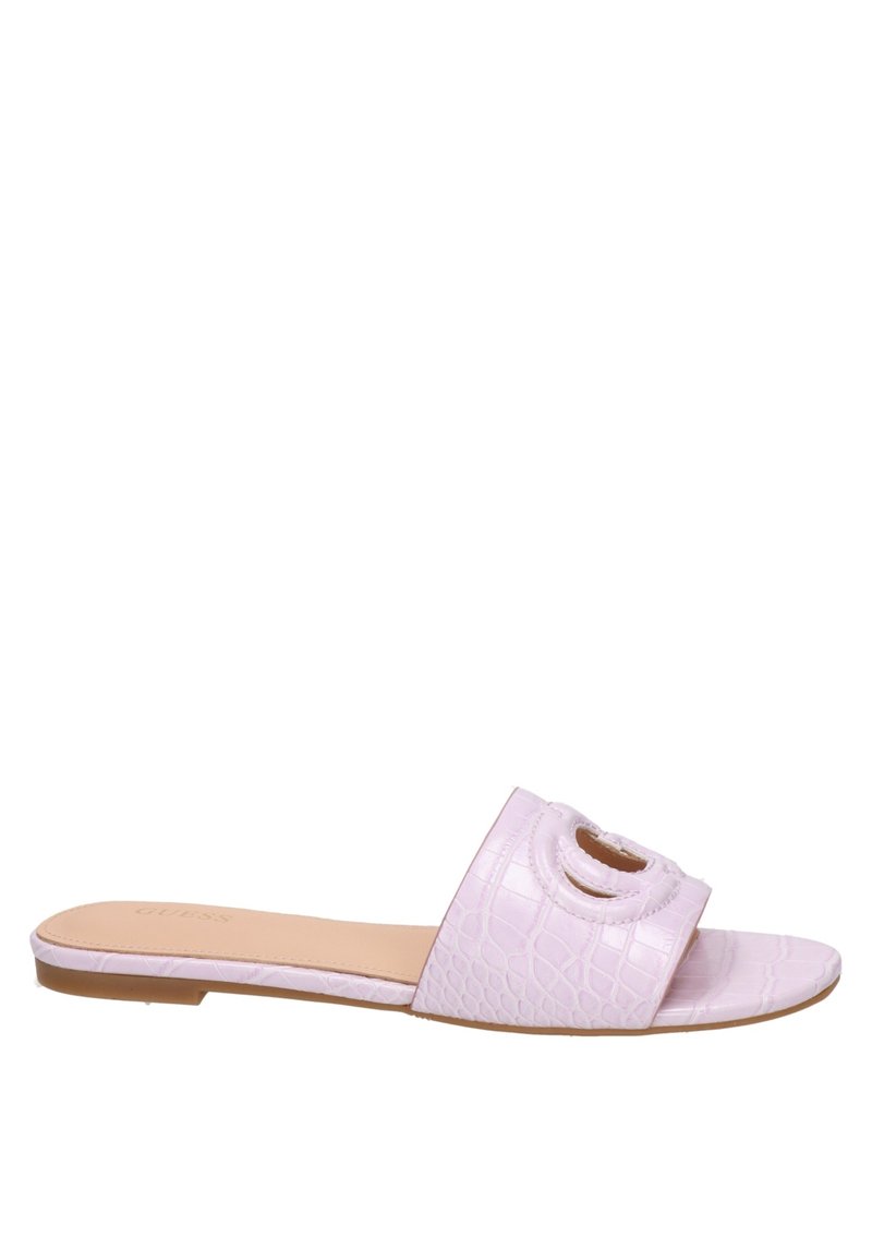 Damen Flache Pantoletten | Guess TASHIA Pantolette flach paars/flieder - UC76152 Damen Flache Pantoletten | Guess TASHIA Pantolette flach paars/flieder - UC76152