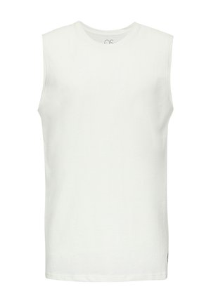 QS ÄRMELLOSES - Top - weiß