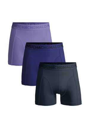 MUCHACHOMALO, SOLID - Calzoncillos bóxer largos - grey purple purple