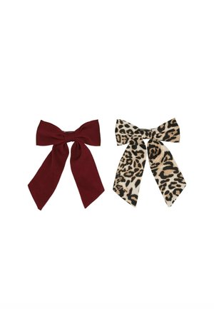 2 PACK - Haar-Styling-Accessoires - bordeaux - leo