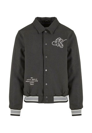 Karl Kani TIGER COLLEGE - Lengva striukė - black lightgrey