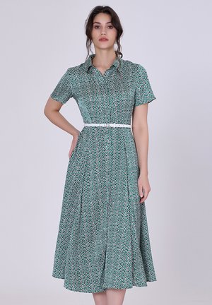 Smart and Joy FLORAL RÉTRO - Robe chemise - vert