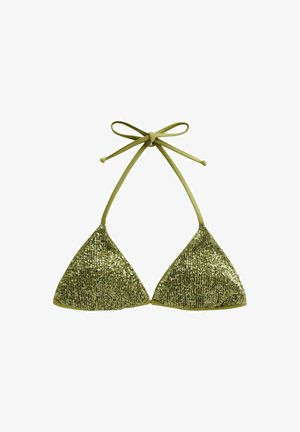 Haut de bikini - rochelle humes green sequin