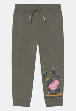 NMMPEPPAPIG OZZIE - Tracksuit bottoms - agave green