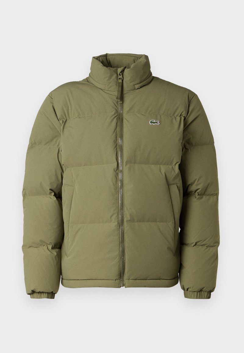 Lacoste Gewatteerde jas olijfgroen