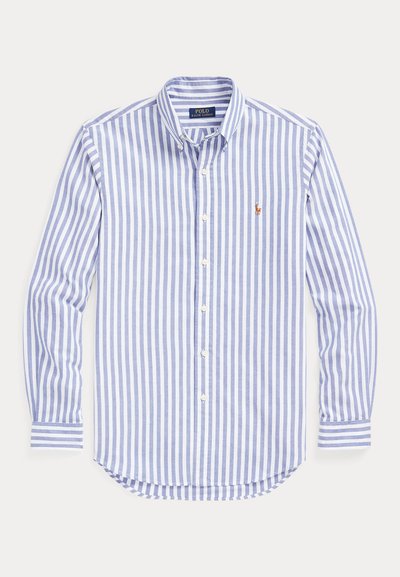Polo Ralph Lauren STRIPED OXFORD SHIRT - Košeľa - heritage royal/white