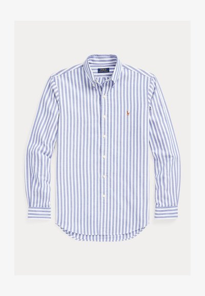 Polo Ralph Lauren STRIPED OXFORD SHIRT - Košeľa - heritage royal/white