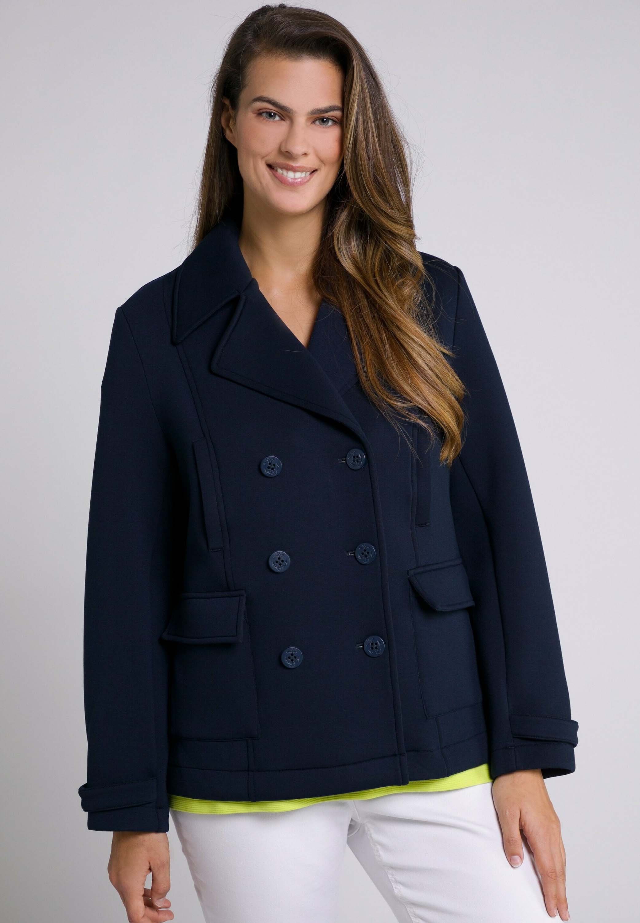 Ulla Popken Korte jassen - marine/donkerblauw - Zalando.nl