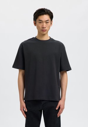 Selected, SLMLOOSEOSCAR - Camiseta básica - black