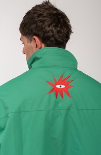 Kaotiko KANGAROO TRICKY LOVE UNISEX - Jachetă de vânt - green
