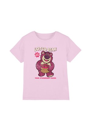 PIXAR TOY STORY 3 LOTSO BEAR STRAWBERRY FRIEND - Print T-shirt - light pink