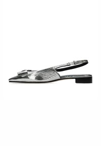 ELISSE CRINKLE - Slingback ballerina´s - silver