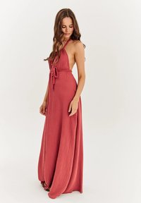 NAOKO Maxi šaty - red