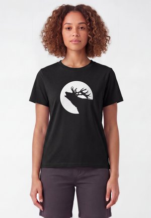 watapparel, RÖHRENDER HIRSCH - T-shirt print - black