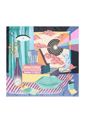 BODEGÓN SURREALISTA  - Écharpe - aguamarina