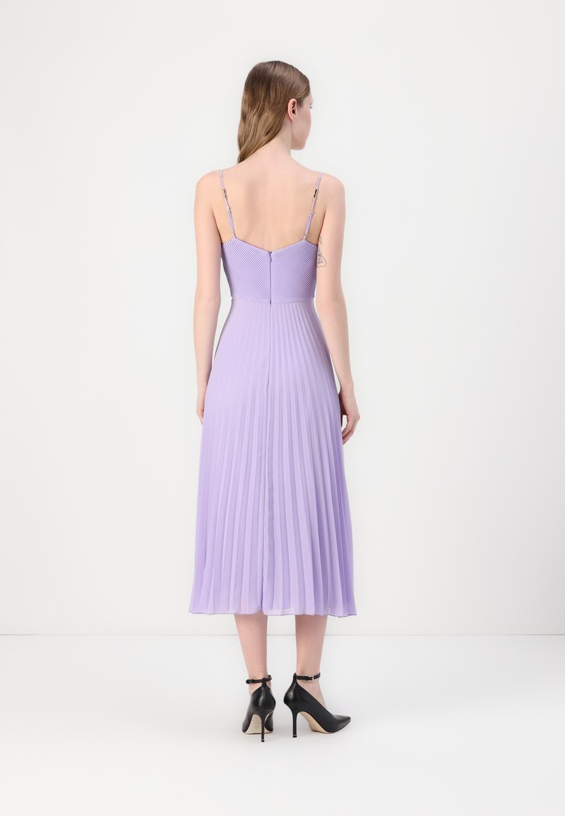 pink midi ribbed dress Sleeveless Ribbed Knit Midi Dress