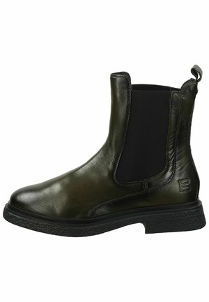 Botines con plataforma - dark green   black