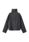 Pullover - mottled dark grey