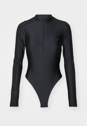 adidas Originals FIREBIRD ZIP-UP - Langærmet T-shirt - black