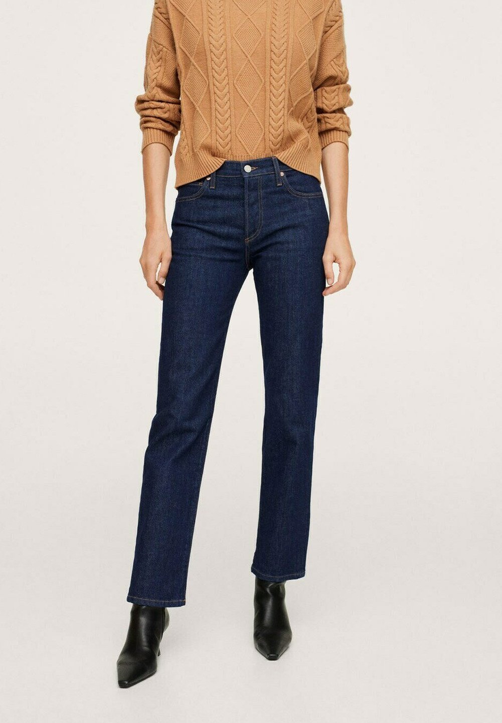 Mango Premium PREMIUM - Jeans Straight Leg - bleu/blau - Zalando.at