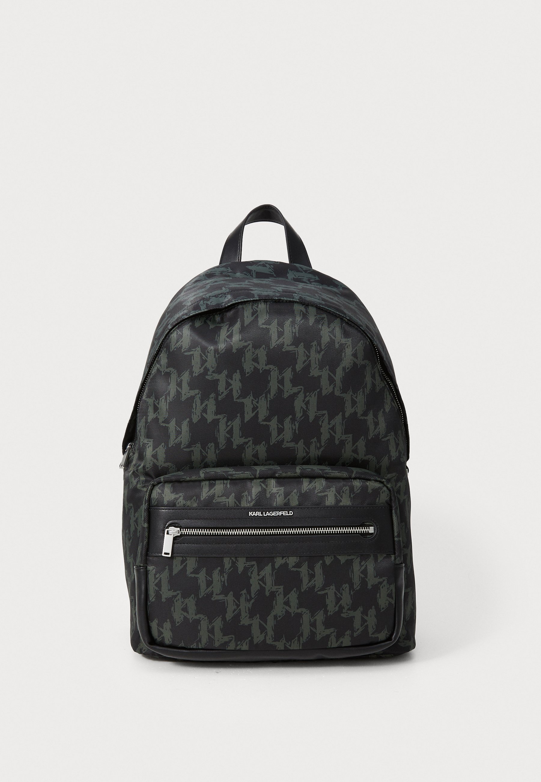 Karl Lagerfeld Monochrome Houndstooth Backpack KARL LAGERFELD 805908-990 BLACK CANVAS BACKPACK main image 2