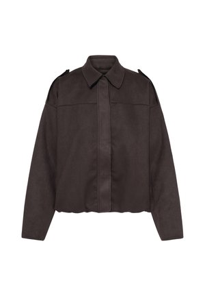 ICHI, IHKEISHA FAKE SUEDE - Veste légère - chocolate torte